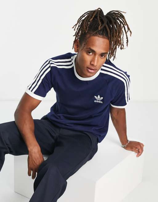 Adidas discount stripes tee