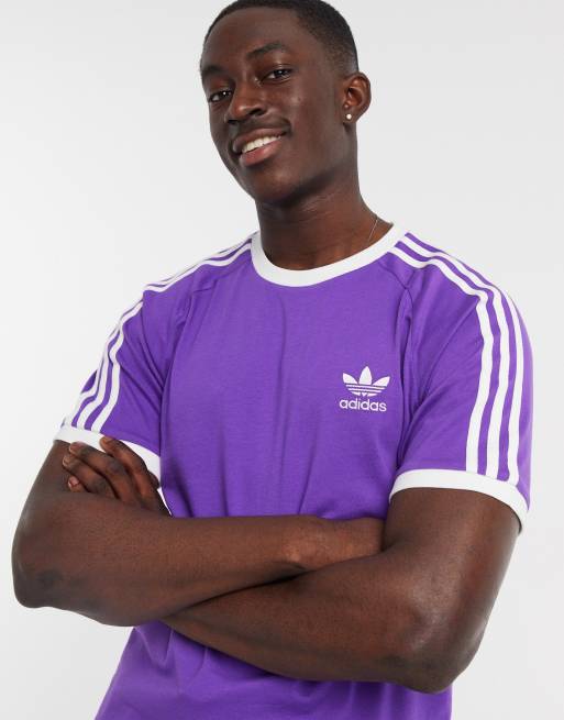 Adidas originals three stripe t shirt shop