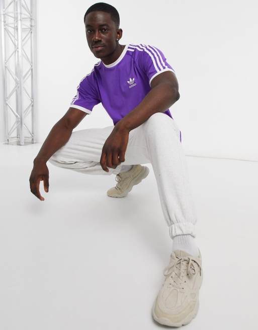 Purple top adidas mens