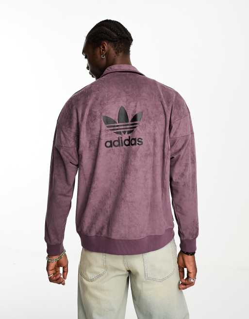 Adidas sst track jacket maroon hotsell