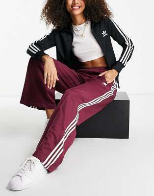 scarlet red adidas pants