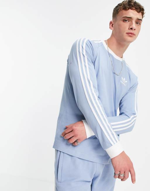 Light blue adidas long sleeve hotsell