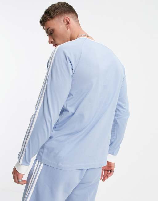 Light blue adidas long sleeve shop