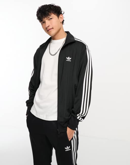 adidas Originals adicolor Top de surv tement Noir et blanc