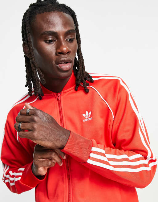 adidas Originals adicolor Top de survetement Rouge ASOS
