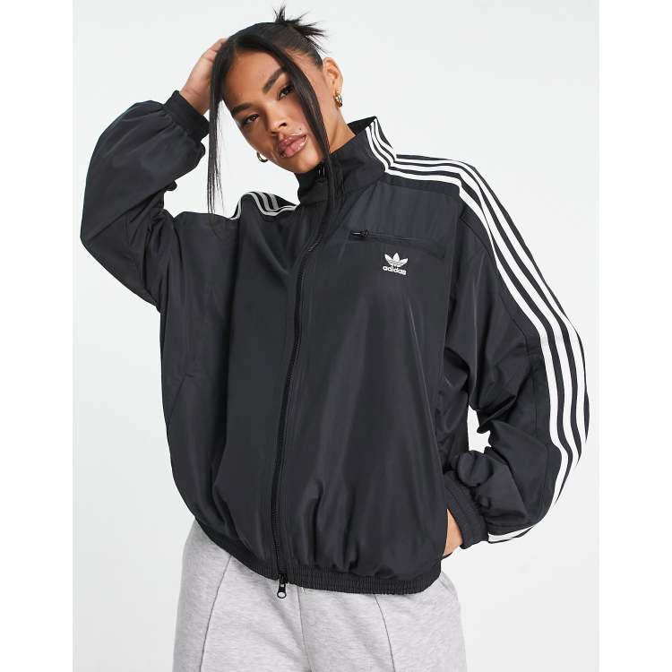 adidas Originals Adicolor track jacket in black | ASOS