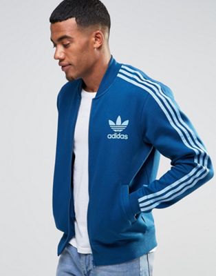adidas originals track jacket blue
