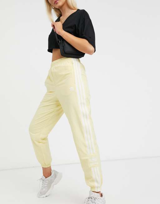 adidas Originals adicolor track pants in yellow
