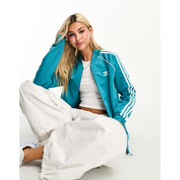 Bape x adidas adicolor track top blue cheap