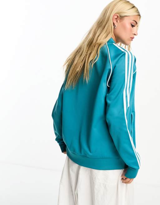Bape x adidas adicolor track top blue discount