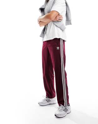 adidas Originals Adicolor track pants in burgundy