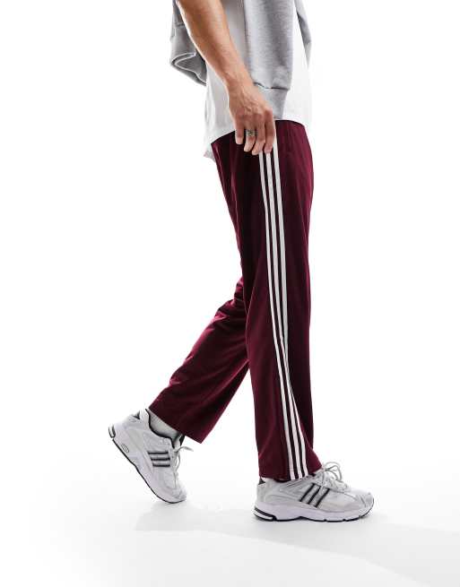 adidas Originals Adicolor tracksuit trousers in burgundy