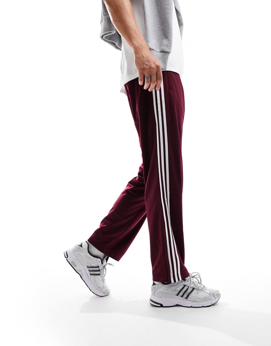 adidas Originals Adicolor tracksuit trousers in burgundy 2