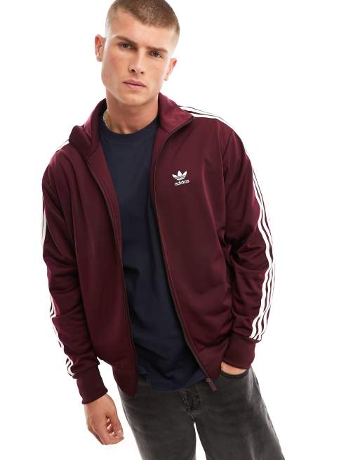 adidas Originals in | burgundy ASOS tracktop Adicolor