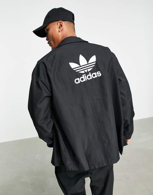 adidas Originals – adicolor – Trainingsjacke in Schwarz