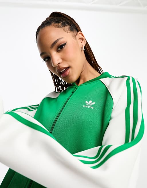 adidas Originals - adicolor - Trainingstop in groen 