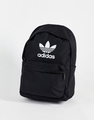 adidas Originals adicolor Trefoil backpack in black