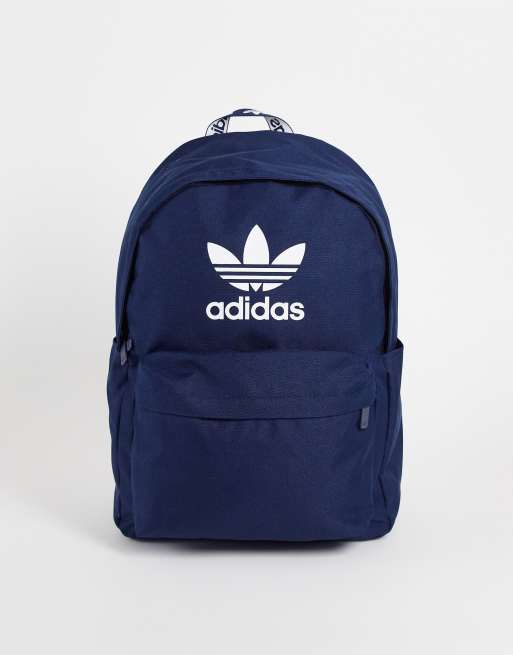 adidas Originals adicolor Trefoil backpack in night indigo