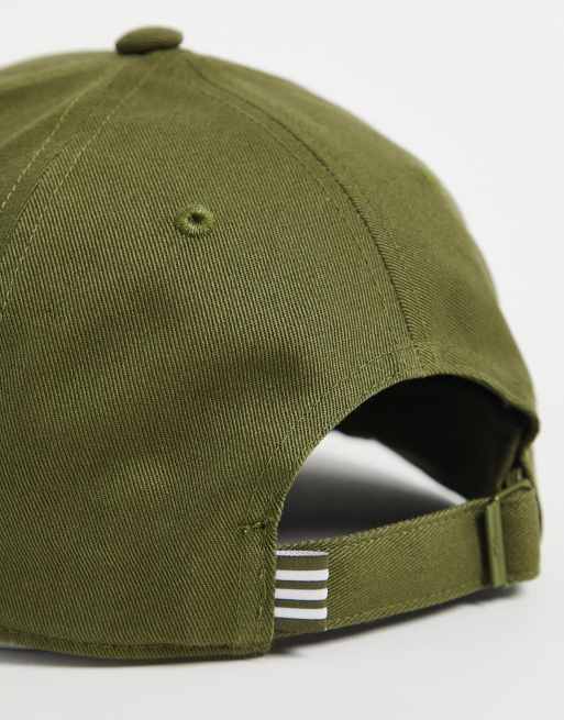 Originals adicolor Trefoil baseball cap in focus olive | ASOS