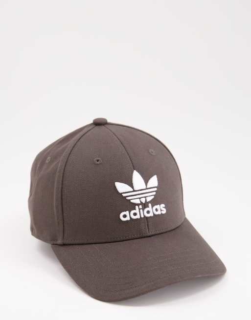 adidas Originals adicolor Trefoil baseball cap in shadow olive ASOS