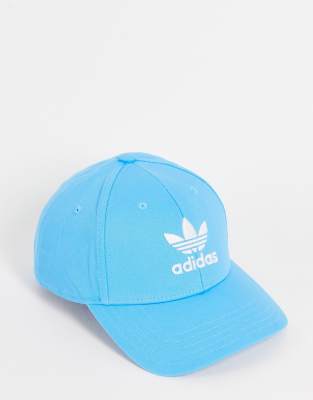 adidas Originals adicolor Trefoil baseball cap in sky blue