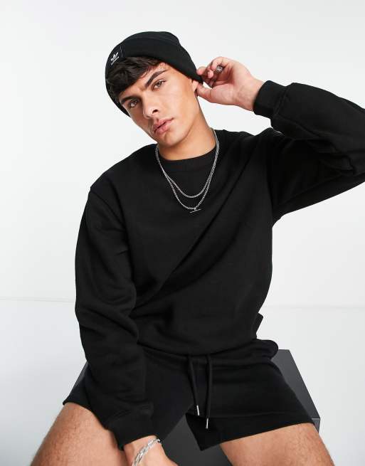 adidas Originals adicolor Trefoil beanie in black ASOS