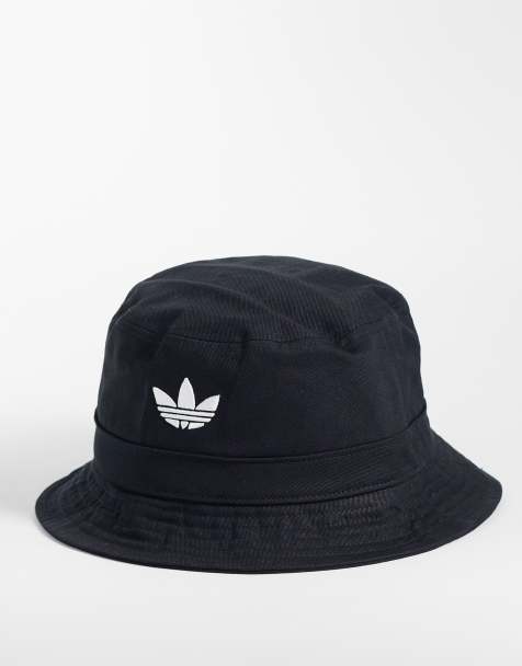 adidas Originals Adicolor Trefoil Bucket Hat in black