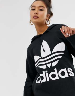 adidas originals adicolor sweatshirt in black