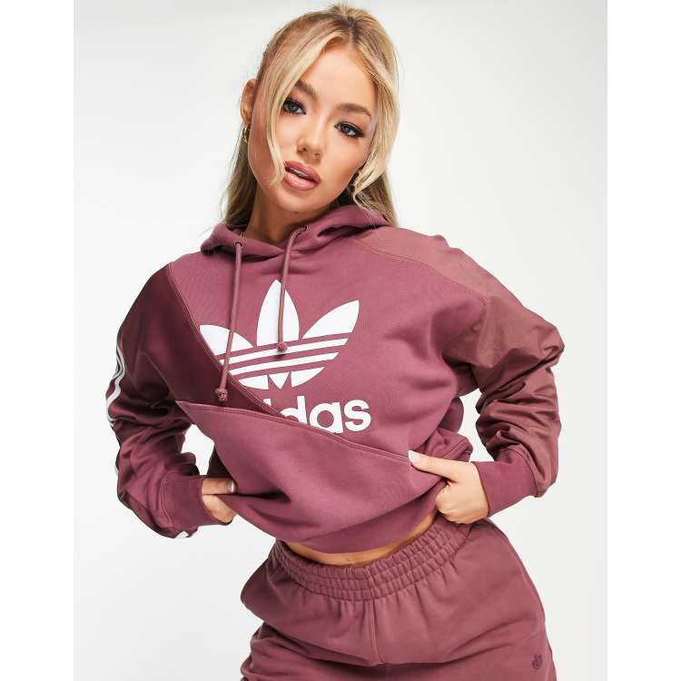 Adidas adicolor trefoil hoodie new arrivals