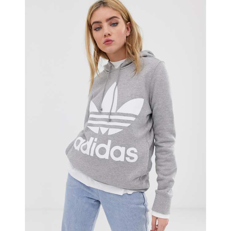 Adidas originals adicolor trefoil hoodie discount