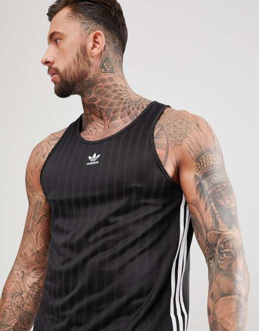 adidas Originals adicolor Trefoil Logo Vest In Black CV8608 ASOS