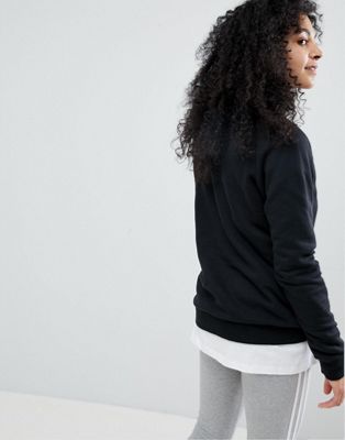 adidas originals adicolor trefoil oversized sweatshirt