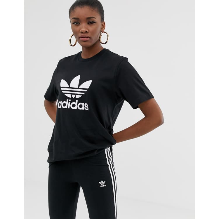 Adidas trefoil oversized t new arrivals shirt