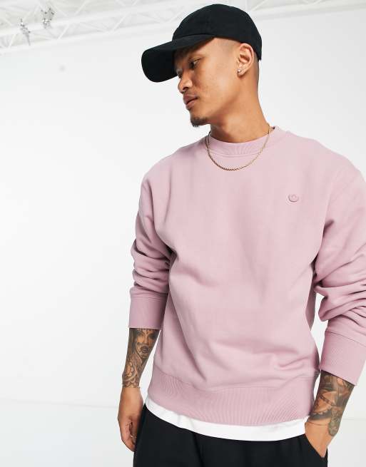 adidas Originals Adicolor Trefoil sweatshirt in magic mauve | ASOS