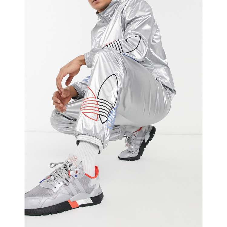Pantaloni adidas argento outlet