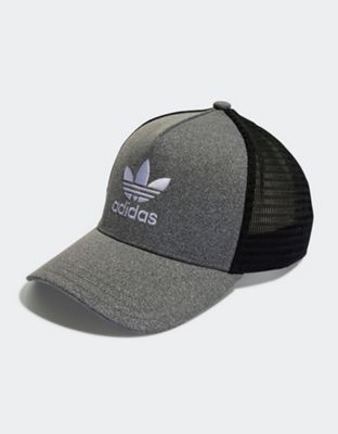 adidas Originals Adicolor trucker cap in grey