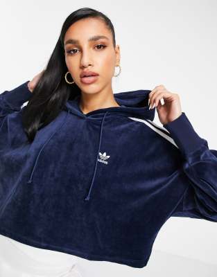 adidas originals three stripe hoodie