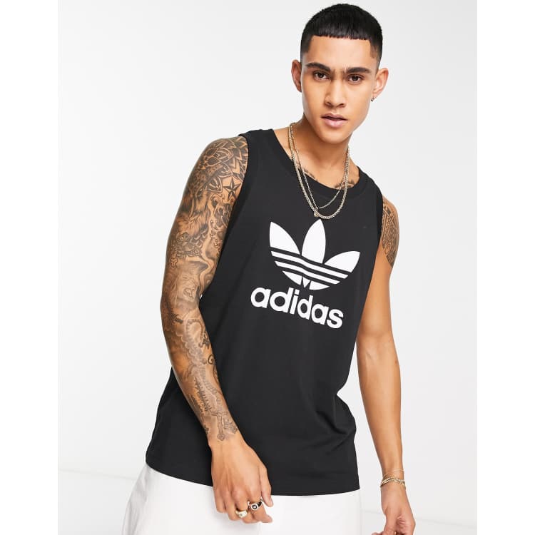 adidas Originals Adicolor vest top in black | ASOS