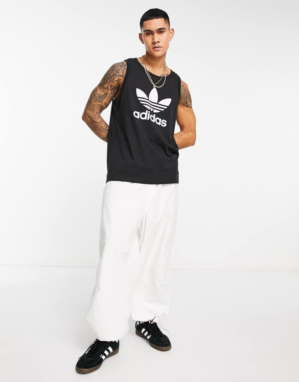 adidas Originals Adicolor vest top in black 0