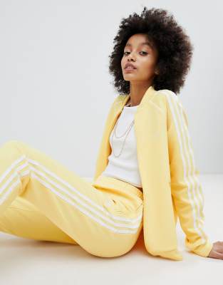 adidas originals veste de survêtement jaune