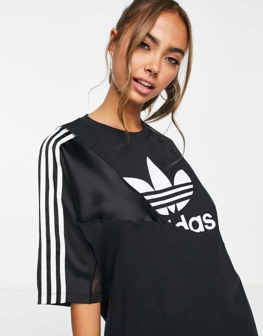 adidas Originals adicolor Vestito T shirt nero ASOS