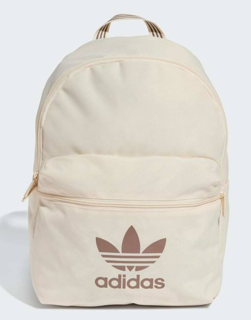 adidas Originals – Adicolor – Vit ryggsäck
