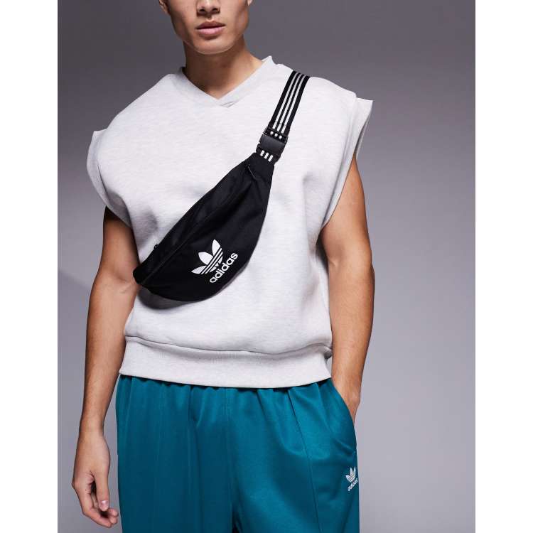 adidas Originals Adicolor waist pack in black ASOS