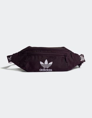 adidas Originals Adicolor waistbag in maroon - ASOS Price Checker