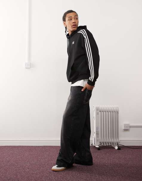 adidas Originals – Adicolor – Weit geschnittener Kapuzenpullover in Schwarz - view 1