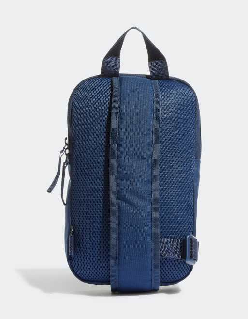 adidas Originals adicolor Zaino blu indaco con trifoglio grande ASOS