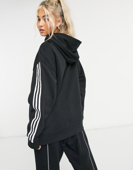 Black adidas oversized outlet hoodie