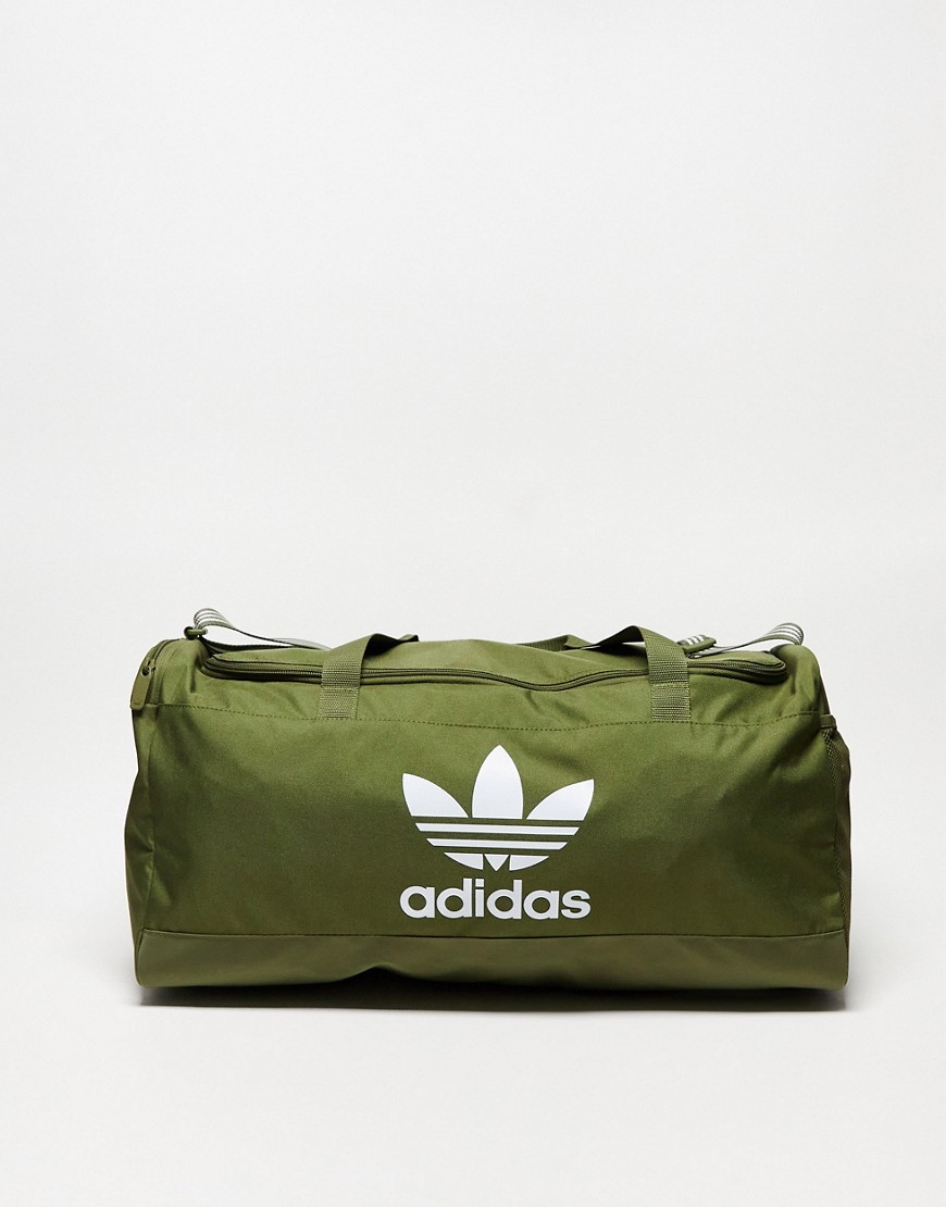 adidas Originals Adicolour duffle bag in olive-Green