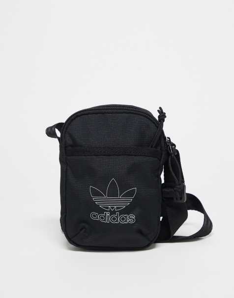 adidas Originals Adicolour festival bag in black - view 1