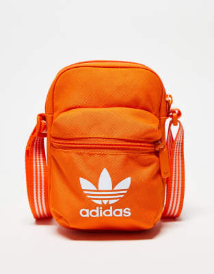 adidas Originals Adicolour festival bag in orange ASOS